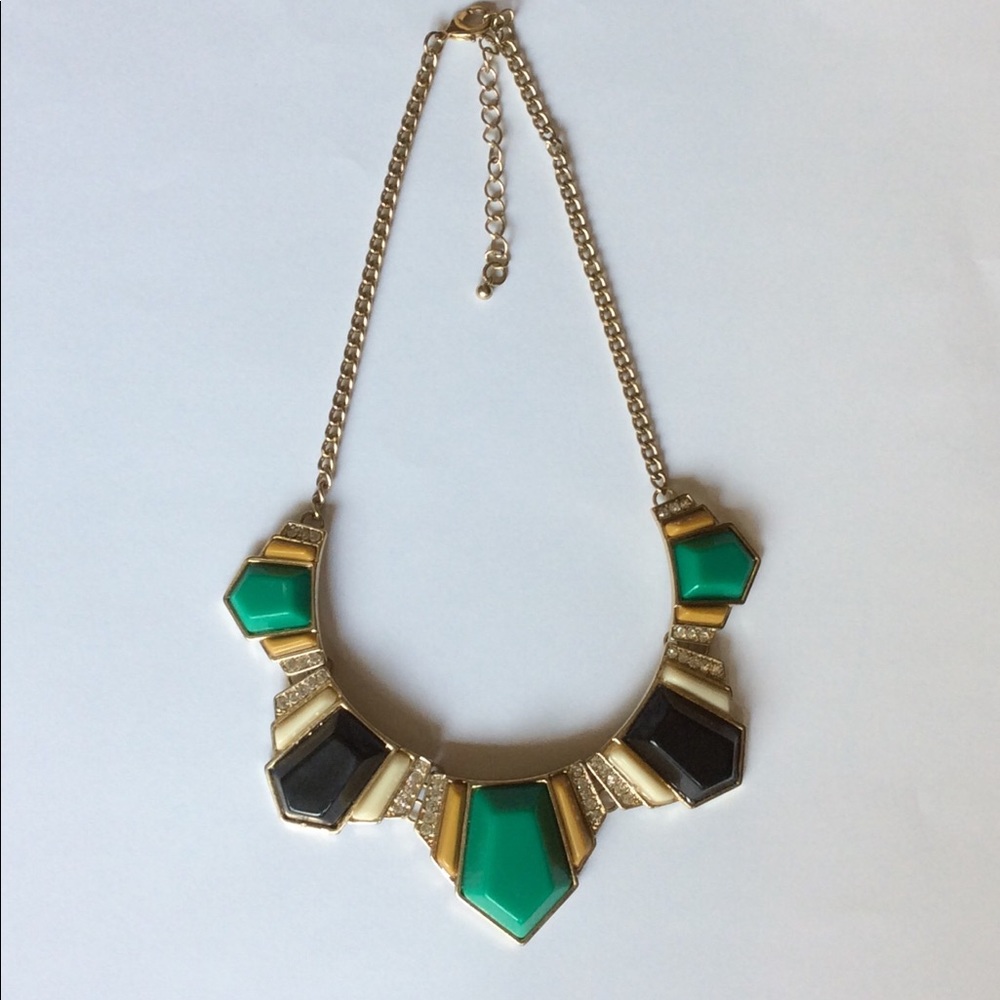 SOLD! Art Deco style statement necklace